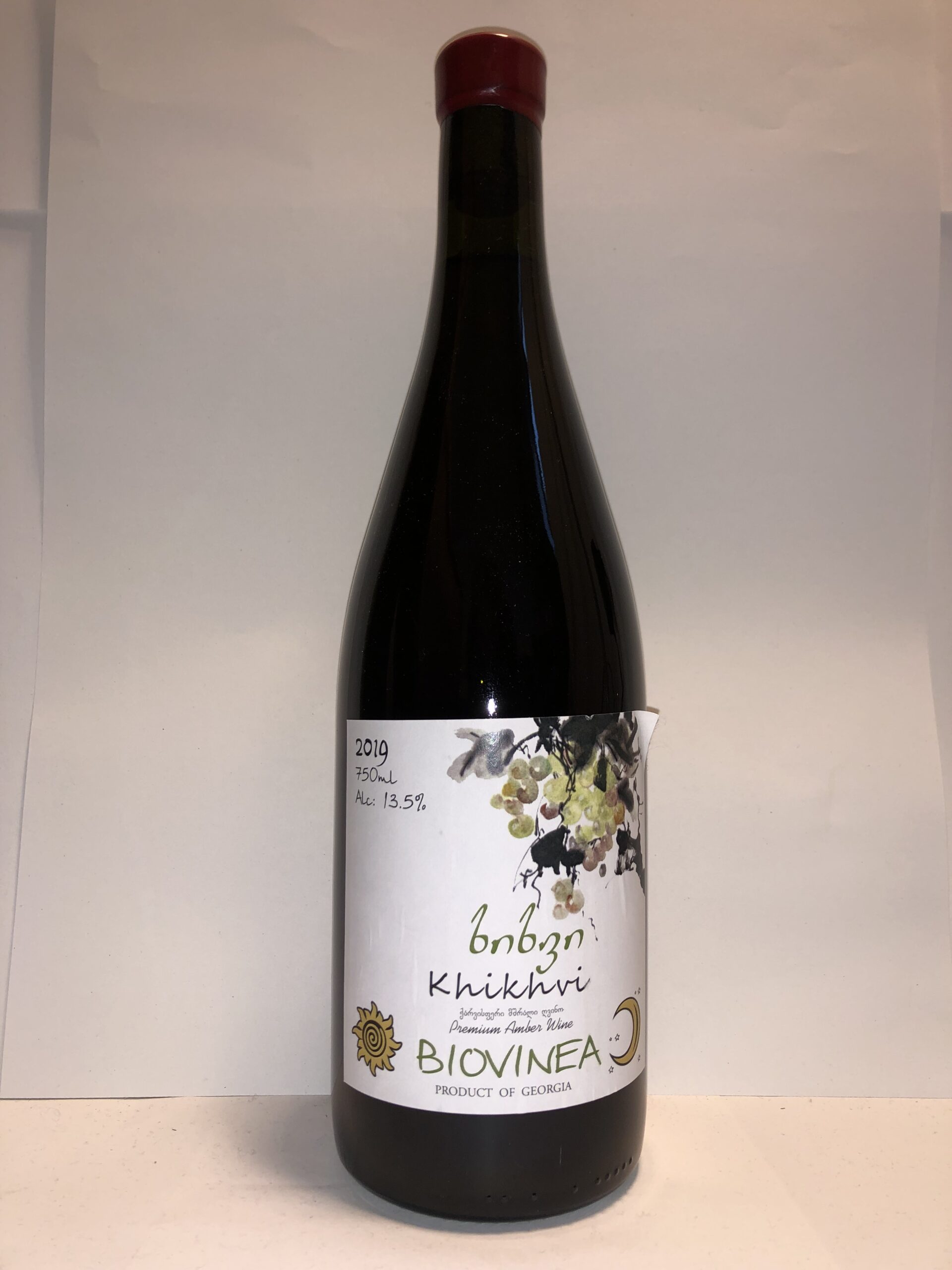 Vin géorgien nature Khikhvi orange bio Géorgie